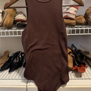 Abercrombie & Fitch Chocolate Brown Bodysuit